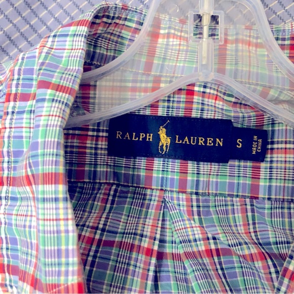 Polo plaid button-up long sleeve - Picture 3 of 3